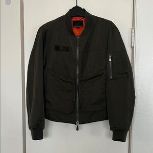 Banana Republic Dark Green Bomber Jacket